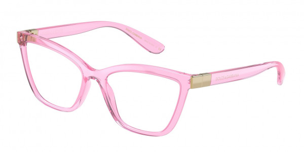 Dolce & Gabbana DG5076 Eyeglasses, 3097 TRANSPARENT PINK (PINK)