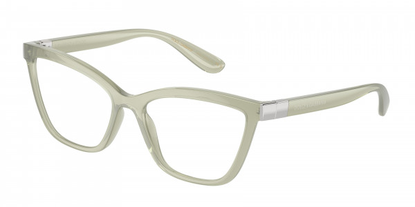 Dolce & Gabbana DG5076 Eyeglasses, 3345 MILKY GREEN (GREEN)
