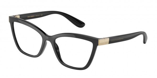 Dolce & Gabbana DG5076 Eyeglasses, 501 BLACK