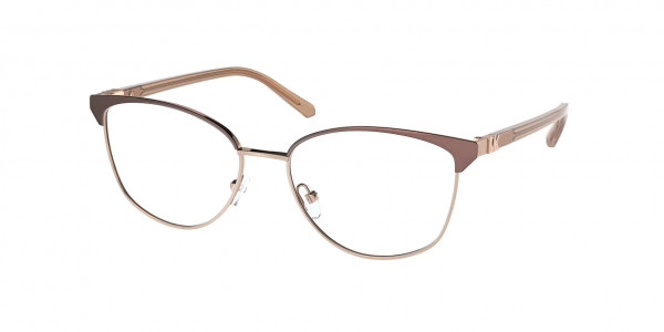 Michael Kors MK3053 FERNIE Eyeglasses, 1108 FERNIE SATIN BROWN/ROSE GOLD (BROWN)