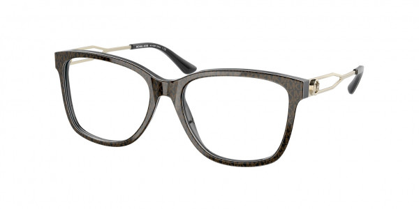 Michael Kors MK4088F SITKA Eyeglasses, 3706 BROWN SIGNATURE PVC (BROWN)