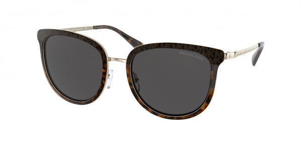 Michael Kors MK1099B ADRIANNA BRIGHT Sunglasses, 390387 ADRIANNA BRIGHT SIGNATURE PVC/ (TORTOISE)