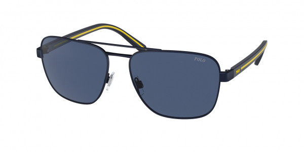 Polo PH3138 Sunglasses, 930380 MATTE NAVY BLUE (BLUE)