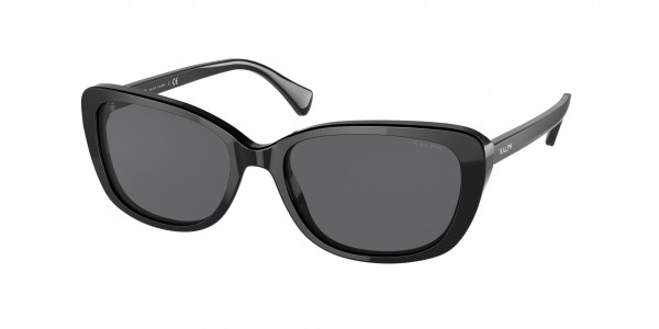 Ralph RA5283 Sunglasses, 500187 SHINY BLACK GREY (BLACK)