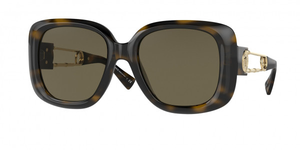 Versace VE4411 Sunglasses, 108/3 HAVANA (HAVANA)