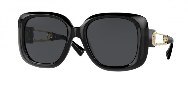 Versace VE4411 Sunglasses, GB1/87 BLACK (BLACK)