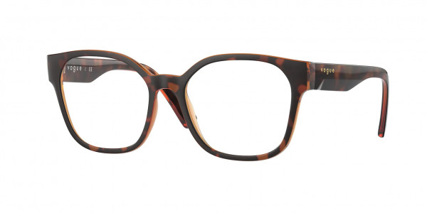 Vogue VO5407 Eyeglasses, 2386 TOP HAVANA/TRANSPARENT BROWN (BROWN)