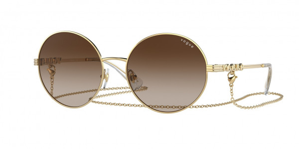 Vogue VO4227S Sunglasses, 515236 ROSE GOLD PINK GRADIENT DARK G (GOLD)