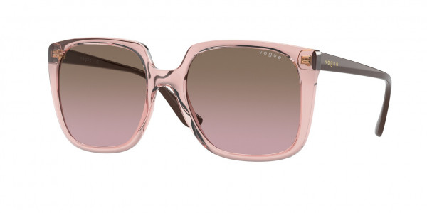 Vogue VO5411SF Sunglasses, 282814 TRANSPARENT PINK VIOLET GRADIE (PINK)