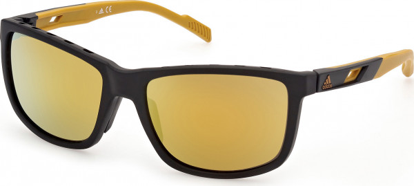 adidas SP0047 Sunglasses, 02G - Matte Black / Matte Black