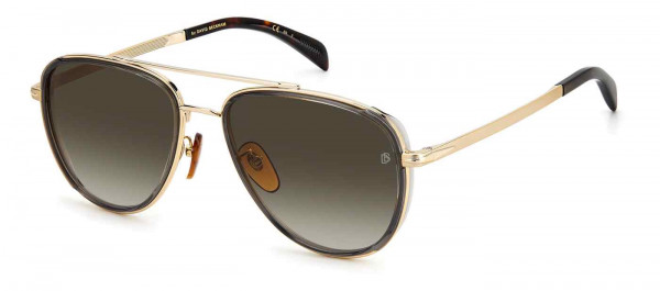 David Beckham DB 7068/G/S Sunglasses, 02F7 GOLD GREY