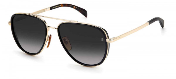 David Beckham DB 7068/G/S Sunglasses, 0RHL GOLD BLCK