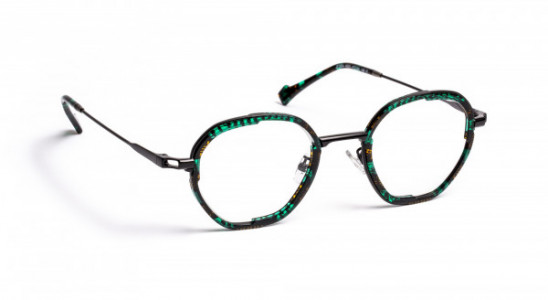 J.F. Rey JF2954 Eyeglasses, GREEN / SATIN BLACK (4000)