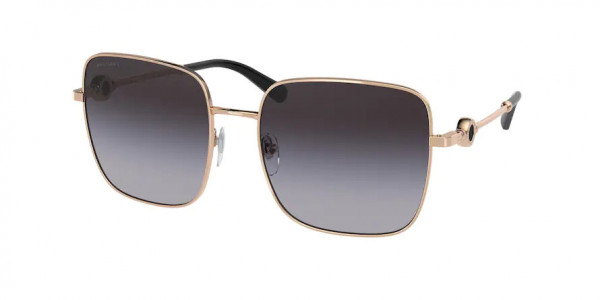 Bvlgari BV6165 Sunglasses, 20148G PINK GOLD GREY GRADIENT (PINK)