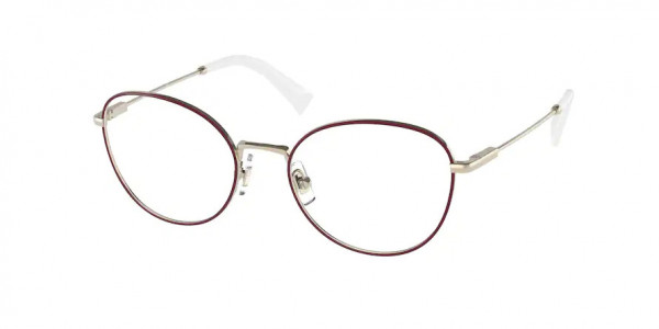 Miu Miu MU 50UV Eyeglasses, 09X1O1 BORDEAUX (RED)