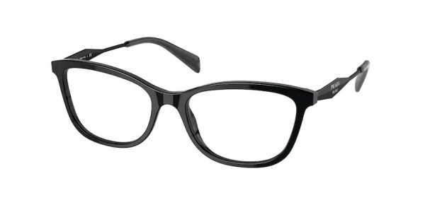 Prada PR 02YV Eyeglasses, 07E1O1 BLACK