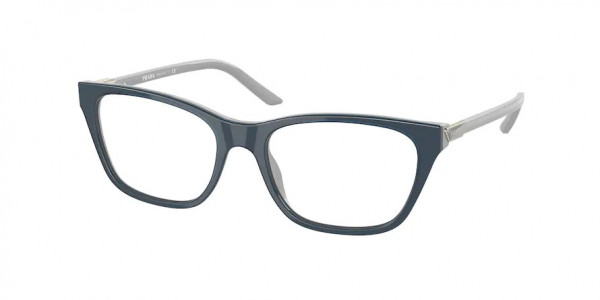 Prada PR 05YV Eyeglasses, 08Y1O1 FIORDALISO/CRYSTAL (LIGHT BLUE)