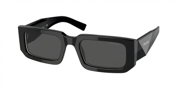 Prada PR 06YSF Sunglasses, 09Q5S0 BLACK/WHITE DARK GREY (BLACK)