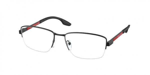 Prada Linea Rossa PS 51OV Eyeglasses, DG01O1 BLACK RUBBER
