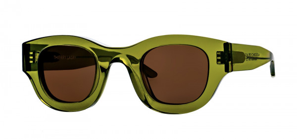 Thierry Lasry AUTOCRACY Sunglasses, Translucent Olive Green