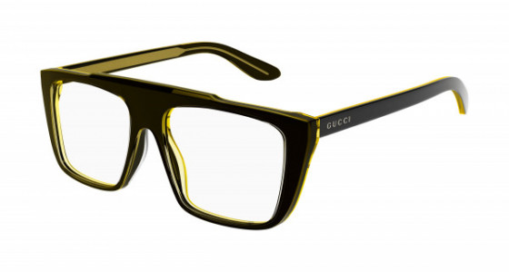 Gucci GG1040O Eyeglasses, 001 - BLACK with TRANSPARENT lenses