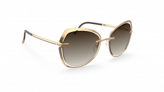 Silhouette Bolschoi Grace 8180 Sunglasses, 7520 Classic Brown Gradient