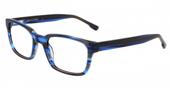 McAllister MC4502 Eyeglasses, 410 Blue Brown