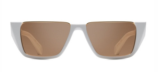 Christian Roth CR-401 Sunglasses, WHITE/YELLOW GOLD