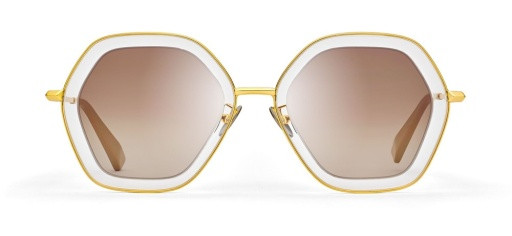 Christian Roth RIZZEI Sunglasses, YELLOW GOLD