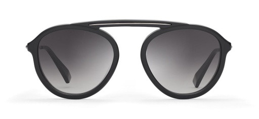 Christian Roth VINZ Sunglasses, BLACK/SILVER