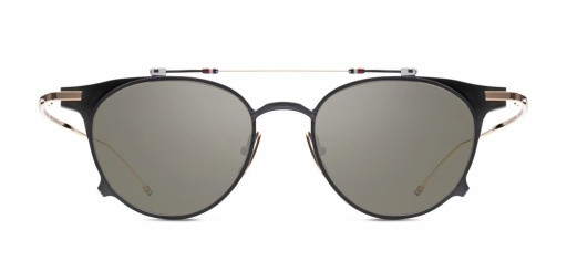 Thom Browne TB-814 Sunglasses, BLACK IRON/WHITE GOLD