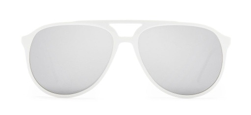 Thom Browne TB-408 Sunglasses, WHITE