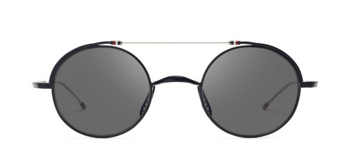 Thom Browne TB-910 Sunglasses, BLACK IRON/WHITE GOLD
