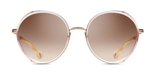 DITA LAGEOS Sunglasses, WHITE ROSE CRYSTAL/ROSE GOLD