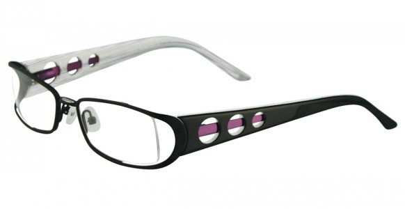 EasyClip Q4091 Eyeglasses, BLACK