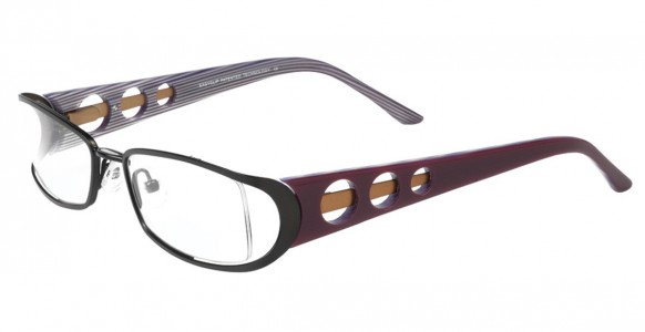 EasyClip Q4091 Eyeglasses, PLUM