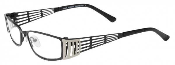 Takumi T9738 Eyeglasses, BLACK/SILVER AND BLACK