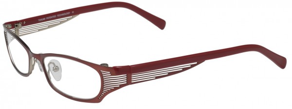 Takumi T9747 Eyeglasses, CRANBERRY/CRANBERRY