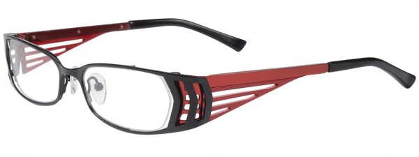 Takumi T9740 Eyeglasses, BLACK/CHERRY