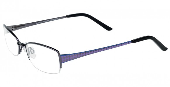 EasyClip P6090 Eyeglasses, VIOLET/VIOLET AND LILAC AND BLUE