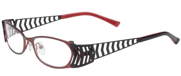 Takumi T9745 Eyeglasses, CHERRY/ BLACK