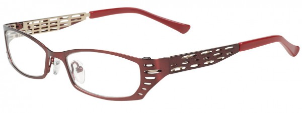 Takumi T9739 Eyeglasses, CHERRY/CHERRY AND BRONZE