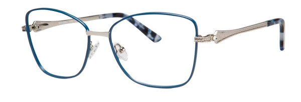 Scott & Zelda SZ7483 Eyeglasses, Blue/Silver