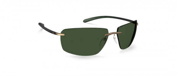 Silhouette Streamline Collection 8727 Sunglasses, 7630 SLM POL Green
