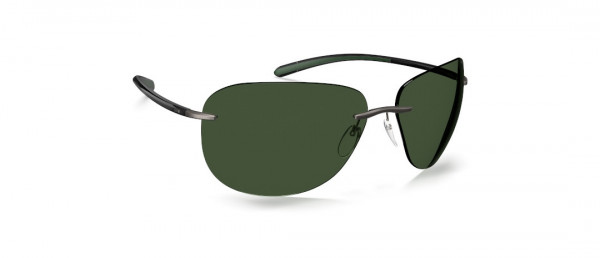 Silhouette Streamline Collection 8729 Sunglasses, 6660 SLM POL Green