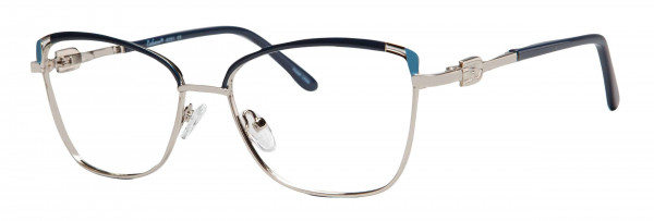 Enhance EN4291 Eyeglasses, Blue/Silver