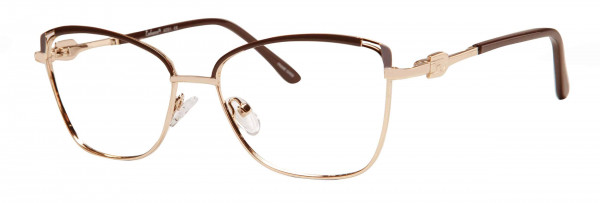 Enhance EN4291 Eyeglasses, Brown/Gold