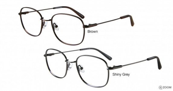Bulova Hayes Eyeglasses, Shiny Grey