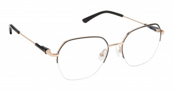 SuperFlex SF-1138T Eyeglasses, S200-BLACK ROSE GOLD