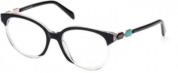 Emilio Pucci EP5184 Eyeglasses, 003 - Black/crystal